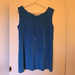 🍄TravelSmith Blue Tank Top Size M